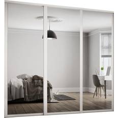 White Interior Doors Spacepro Spacepro Shaker Mirrored Interior Door (x)
