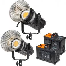 Mantona Walimex pro LED Niova 350W/500W Plus Daylight Set, Dauerlicht