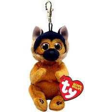 Leksak schäfer TY Beanie Bellies Key Clip Ace German Shepherd 10cm