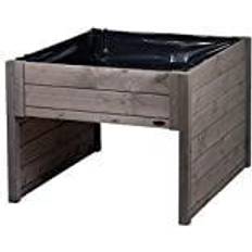 Garage robotic lawnmower Dobar Robotic Lawn Mower Garage Shed Shelter Plant Box Grey