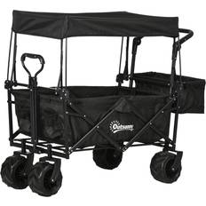 Folding Trolley Cart Storage Wagon Beach Trailer