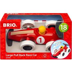 Madera Coches BRIO Large Pull Back Race Car 30308