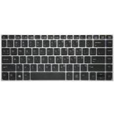 HP Backlit Keyboard Schwarz