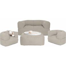TRIMM Copenhagen Arm-Strong Seating Beige Outdoor Lounge Set