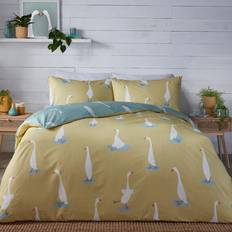 Bed Set Kid's Room on sale Fusion Puddles The Duck Print Reversible Easy Care Cover