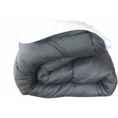 Täcke 240 x 220 Abeil S7151836 Tyngdtäcke 0.35kg Vit, Grå (240x220cm)