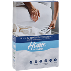 Tempur Fit Mattress Protector Cooling Tencel Rullemadras Hvid