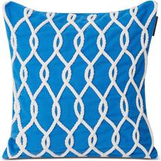 Lexington Puder Lexington Rope Deco Pudebetræk Hvid, Blå (50x50cm)
