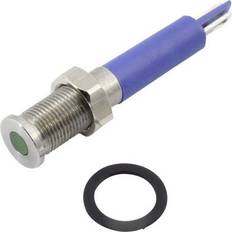 Lommelygter TRU Components LED-Signallampe Grøn 24 V DC/AC 200 mcd