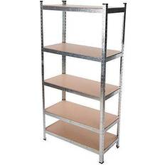 Silverline Boltless Freestanding Shelving Unit 5-Tier Hyllsystem