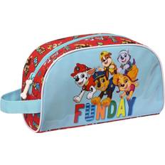 Röda Necessärer Safta "Skolnecessär The Paw Patrol Funday Röd Ljusblå 26 x 16 x 9 cm