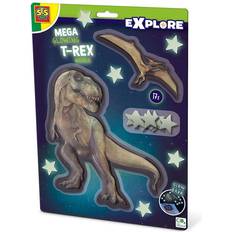 Figurinen SES Creative Riesiges leuchtendes Tyrannosaurus Rex-Set