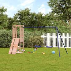 vidaXL Outdoor Playset Solid Wood Douglas Brown