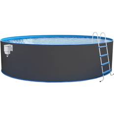 Aufblasbare Pools Steinbach Stahlwandpool Set Nuovo Ø 550 x 120 cm, weiß
