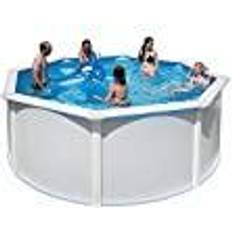 Pool 132cm Steinbach Rundpool »Highline« weiß, ØxH: 350 x 132 cm weiss