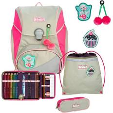 Scout Alpha Schulranzen-Set 4tlg Pink Cherry