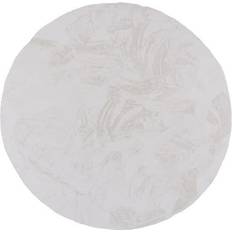 Venture Home Nina Polyester -Round-White Vit cm