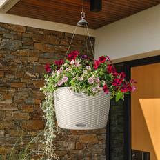 Blomampel Lechuza Självvattnande Blomampel Nido Cottage 35 Plast Ø35 x 23 cm Vit
