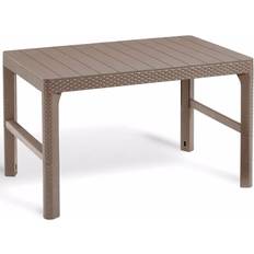 Tables de Salle à Manger d'Extérieur vente vidaXL Table De Jardin Lyon Cappuccino 420015 - Marron