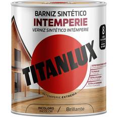 Cuidados y Pinturas para Barcos Barniz sintético intemperie brillante incoloro 4l titanlux m14100004