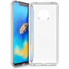 Mate 20 pro cover ItSkins HYBRID FROST cover til Huawei Mate 20 Pro Sort og gennemsigtig