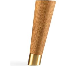 Ekens Egens Sengeben Lutende Eg/Messing 20 cm Sengegavl