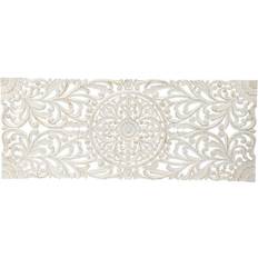 Sängar & Madrasser Dkd Home Decor Vit Gyllene Speglar Sänggavel