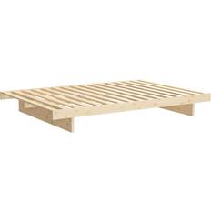 Kanso Bed Frame 140 x 200 cm Beige