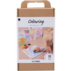 Creativ Company Craft Kit Colouring, Drawing board, standard colours, 1 pack