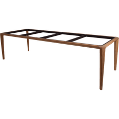 Teak Garden Table Cane-Line Aspect Dining Table Fossil Black-Teak 280 cm