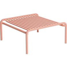 Rosa Tavolini da Giardino Petite Friture Week-End Outdoor Couchtisch 69x32x60 cm - Blush/Matt Lackiert