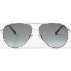 Sunglasses Jimmy Choo Stainless Steel Aviator BLK GOLD