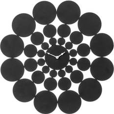 Gold Clocks Premier Housewares Discs Wall Clock
