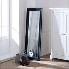 Glass Wall Mirrors Melody Maison Tall Black Wall Mirror 47x142cm