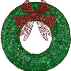 CGC Lighting Extra Large 90cm Luxury Christmas Wreath Decoration