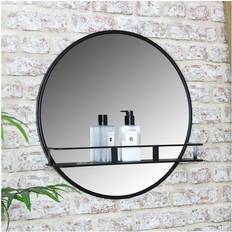 Wall Mirrors on sale Melody Maison Round with Shelf Wall Mirror