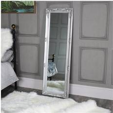 Melody Maison Silver Leaner Wall Mirror 47x142cm