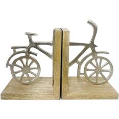 Geko Set of Two Bicycle Bookends Book Holders Figurine