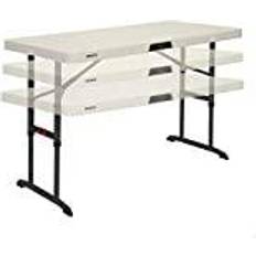 Lifetime Foldebord 122 x 86 x 61 cm Cream Stål Plast