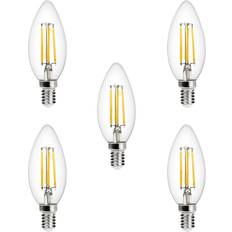 Litecraft Light Bulb E14 Small Edison Screw Natural White LED 5 Pack