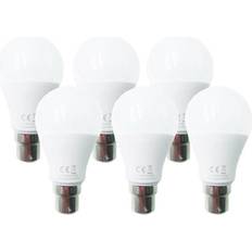 ExtraStar 10W LED Ball Bulb B22 Daylight 6500K Pack of 6