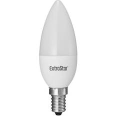 Light Bulbs ExtraStar 6W led Candle Bulb E14,3000K, Warm White
