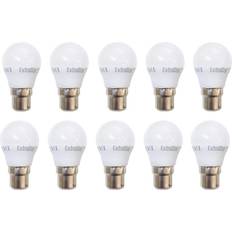 ExtraStar 4W LED Ball Bulb B22 Natural Light 4200K Energy Saving White 10