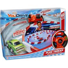 Télécommande Circuits de Voiture Little Tikes YouDrive Flex Track with RC Red Race Car