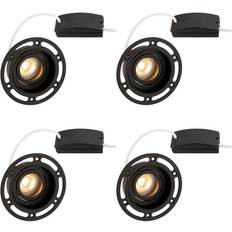 Loops 4 pack Trimless Plaster-In Ceiling Flush Light