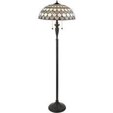 Loops 1.5m Tiffany Twin Floor Lamp
