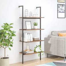 VidaXL Boghylder vidaXL Stigereol Med 4 Hylder 64 x 35 x 152.5 cm Bogreol