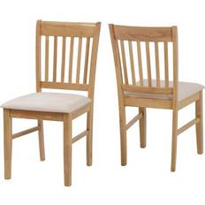 Natural Chairs SECONIQUE Oxford Solid Wood Mink Kitchen Chair
