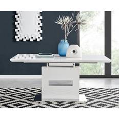 Furniturebox Arezzo Large Extending Gloss Dining Table