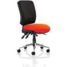 Orange Office Chairs Dynamic Medium Back Bespoke Colour Office Chair
